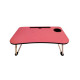 Plywood Pink Multipurpose Folding Study Cum Laptop Table