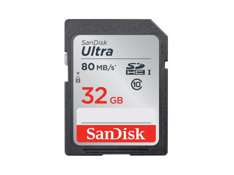 SanDisk Ultra 32GB Class 10 SDHC UHS-I Memory Card