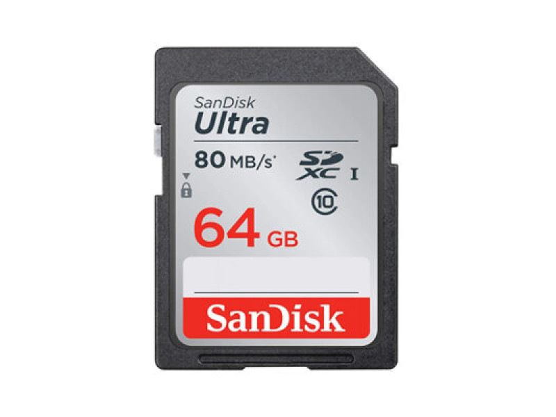 SanDisk Ultra 64GB Class 10 SDXC UHS-I Memory Card