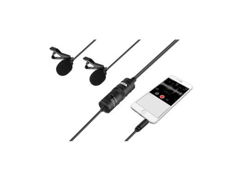 BOYA BY-M1DM Dual Omni-directional Lavalier Mic