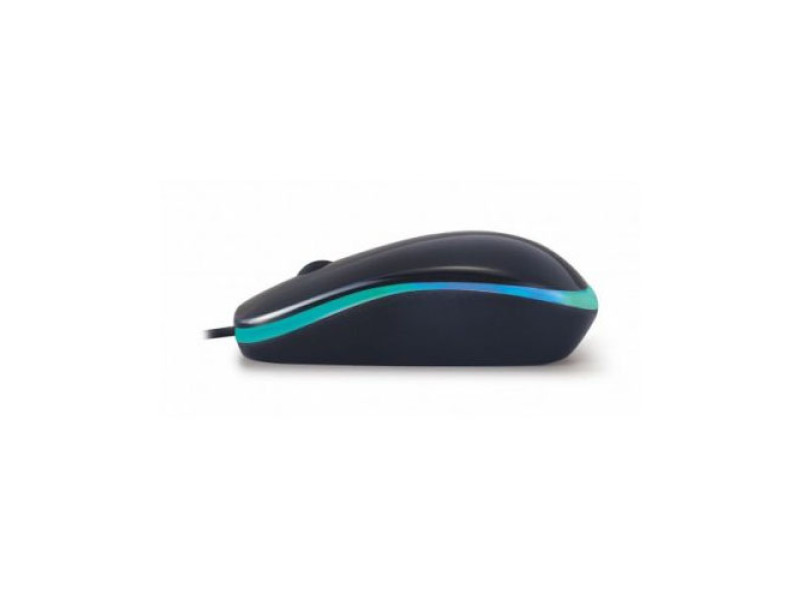 Micropack MP-216 Black Rainbow Breathing LED USB Mouse