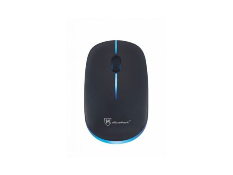 Micropack MP-216 Black Rainbow Breathing LED USB Mouse