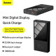 Baseus 20000mAh 22.5W Super Mini Digital Display Power Bank