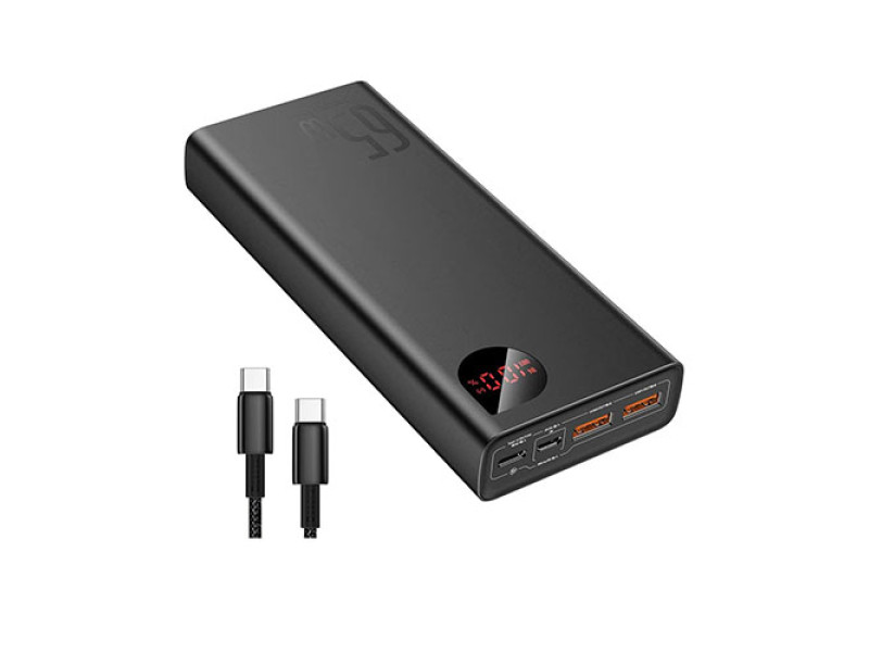 Baseus Adaman 65W 20000mAh Digital Display Quick Charge Power Bank