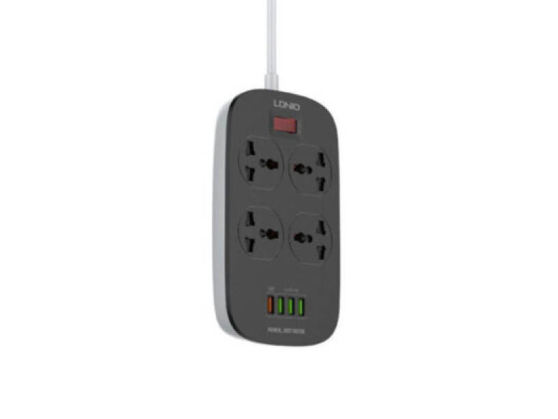 LDNIO SC4407 4 POWER SOCKET + 4 USB MULTIPLUG