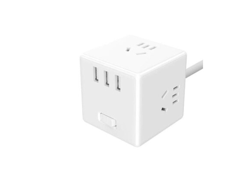 Xiaomi Mijia Magic Cube 3 USB Ports Power Strip Adapter