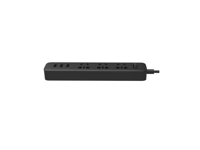 Xiaomi Mi Power Strip 3 Sockets / 3 USB Ports Black (XMCXB01QM)