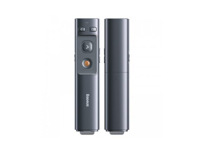 Baseus ACFYB-0G Orange Dot Wireless Presenter Red Laser Grey