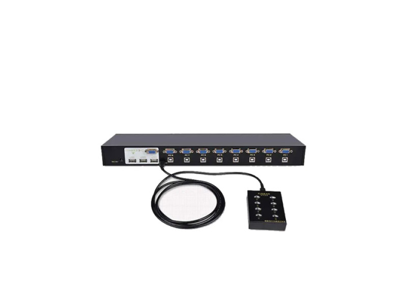 FJGEAR FJ-108UK 4K VGA 8 PORT KVM SWITCH