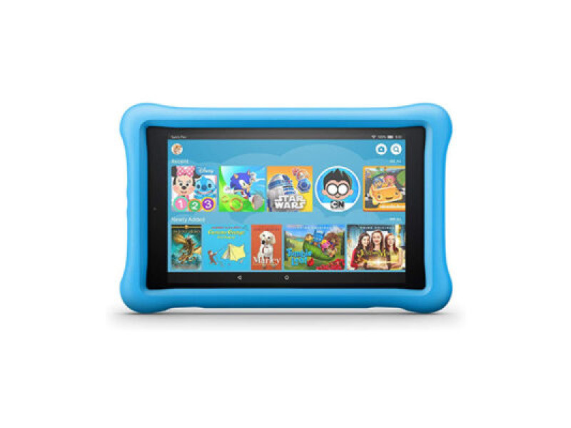 Fire HD 8 Kids Edition Tablet, 8 Inch HD Display, 32 GB, Blue Kid-Proof Case