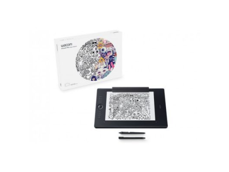 Wacom PTH-660/K1-CX Intuos Pro Medium Paper Edition Dimensions 33.4 x 21.7 x 0.8 cm Pen Graphics Tablet