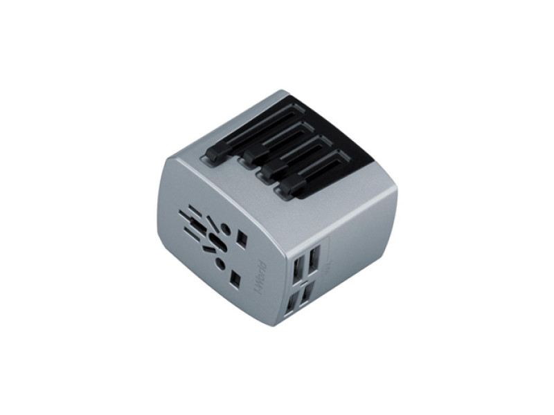 MOMEX 1-WORLD 4 USB TRAVEL ADAPTER (UA3D)