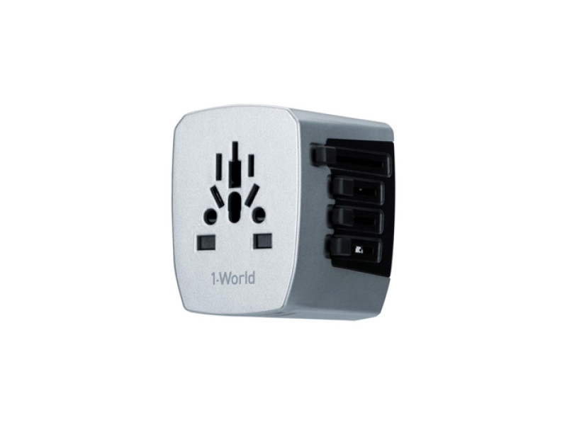 MOMEX 1-WORLD 4 USB TRAVEL ADAPTER (UA3D)