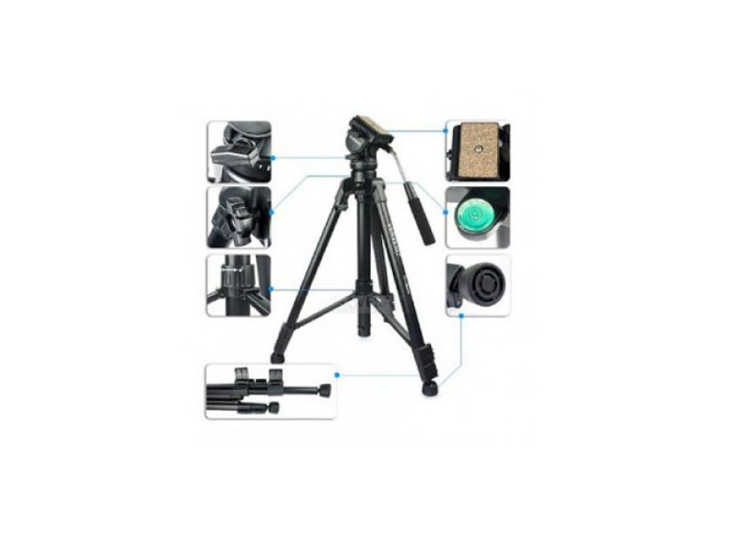 Yunteng VCT-880 Aluminum Camera Tripod